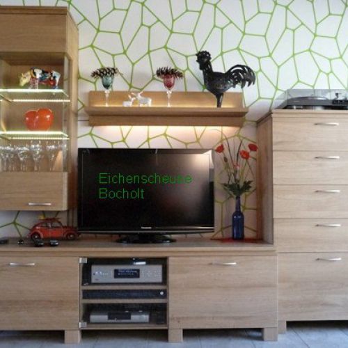 Wohnkombination eiche natur geölt