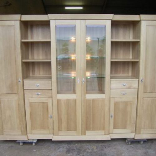 Wohnschrank Eiche vollmassiv