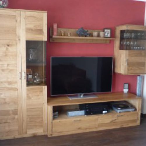 Wohnschrank Eiche natur geölt