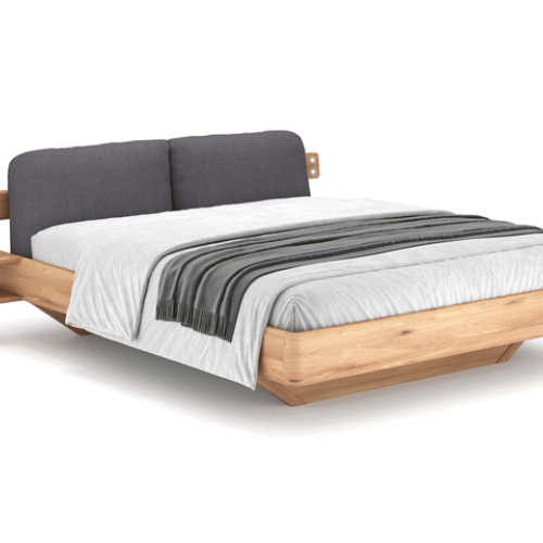 WIMMER Natürlich Schlafen - Massivholzbett SILVAN - Anbaunachttisch Eckig