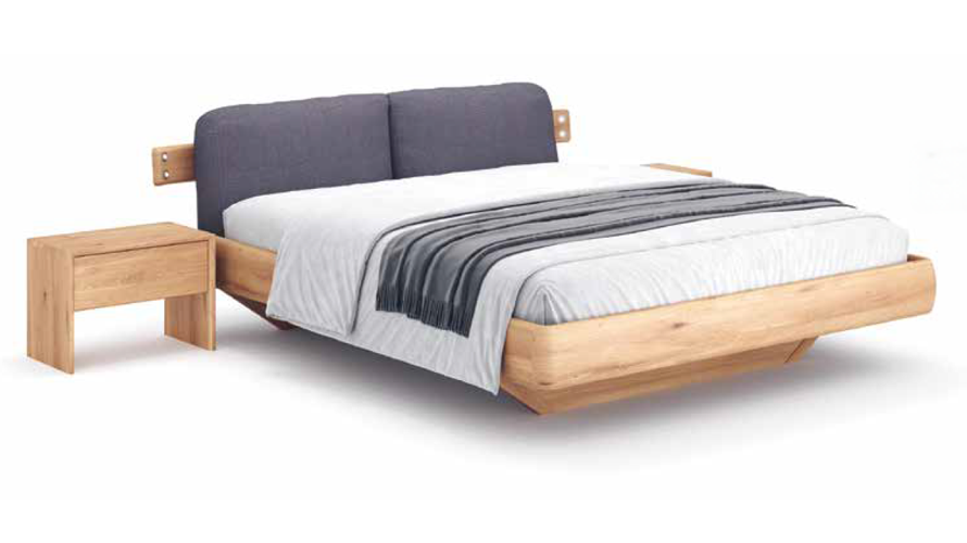 WIMMER Natürlich Schlafen - Massivholzbett SILVAN - Nachttisch Eckig