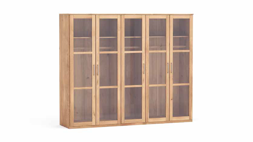 WIMMER Natürlich Schlafen - Schranksystem MONTARIO - Drehtüren mit Glasfüllung