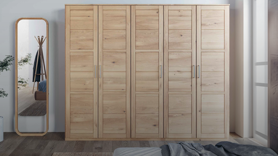 WIMMER Natürlich Schlafen - Schranksystem MONTARIO - Massive Drehtüren