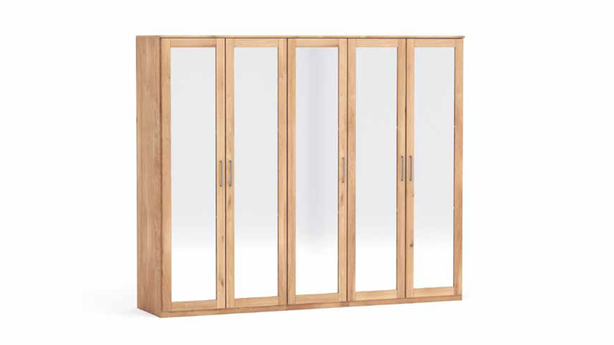 WIMMER Natürlich Schlafen - Schranksystem MONTARIO - Drehtüren mit Spiegelfüllung