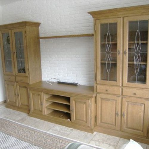 Eiche rustikal Wohnkombination