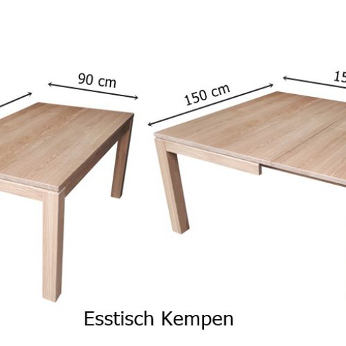 Esstisch "Kempen" mit Gestellauszug
