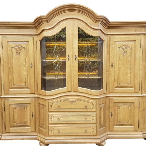 Wohnschrank Münsterland, Eiche, Massiv, Farbton P43