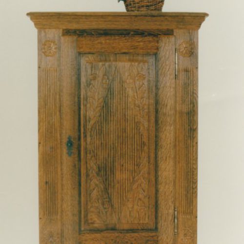 Rautenschrank Eiche Massiv