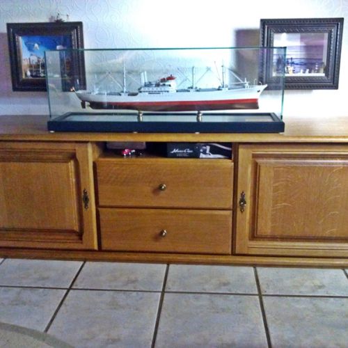 Lowboard Eiche Massiv Rustikal