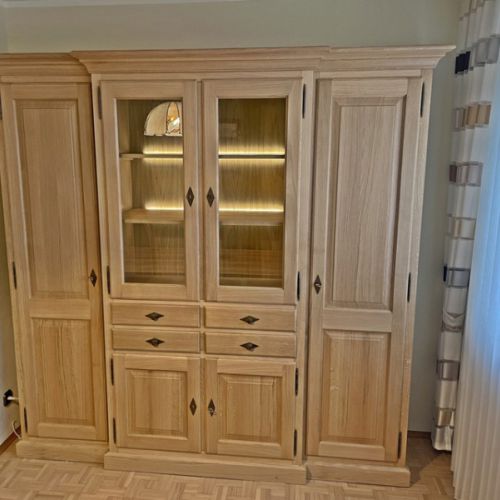 Wohnschrank Norden Eiche Natur