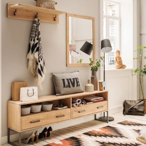 Eiche Massiv Garderobe