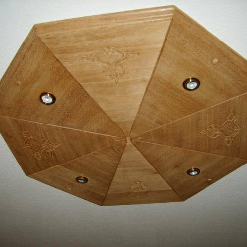 Deckenleuchte Landhausm&ouml;bel Eiche massiv