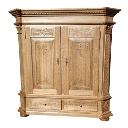 Dielenschrank Wüllen Eiche Massiv