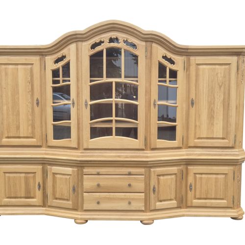 Wohnzimmerschrank Eiche massiv gelaugt und gewachst