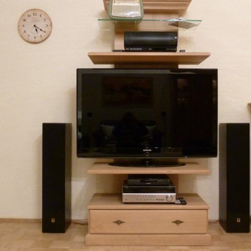 Mediensäule "Norden", Eiche, Massiv