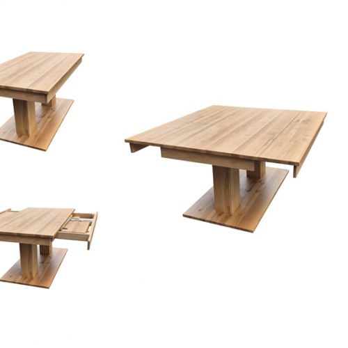 Wildeiche Massiv Tisch