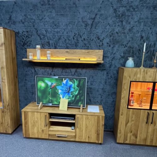 Moderne Eichenm&ouml;bel - ERI Wohnwand